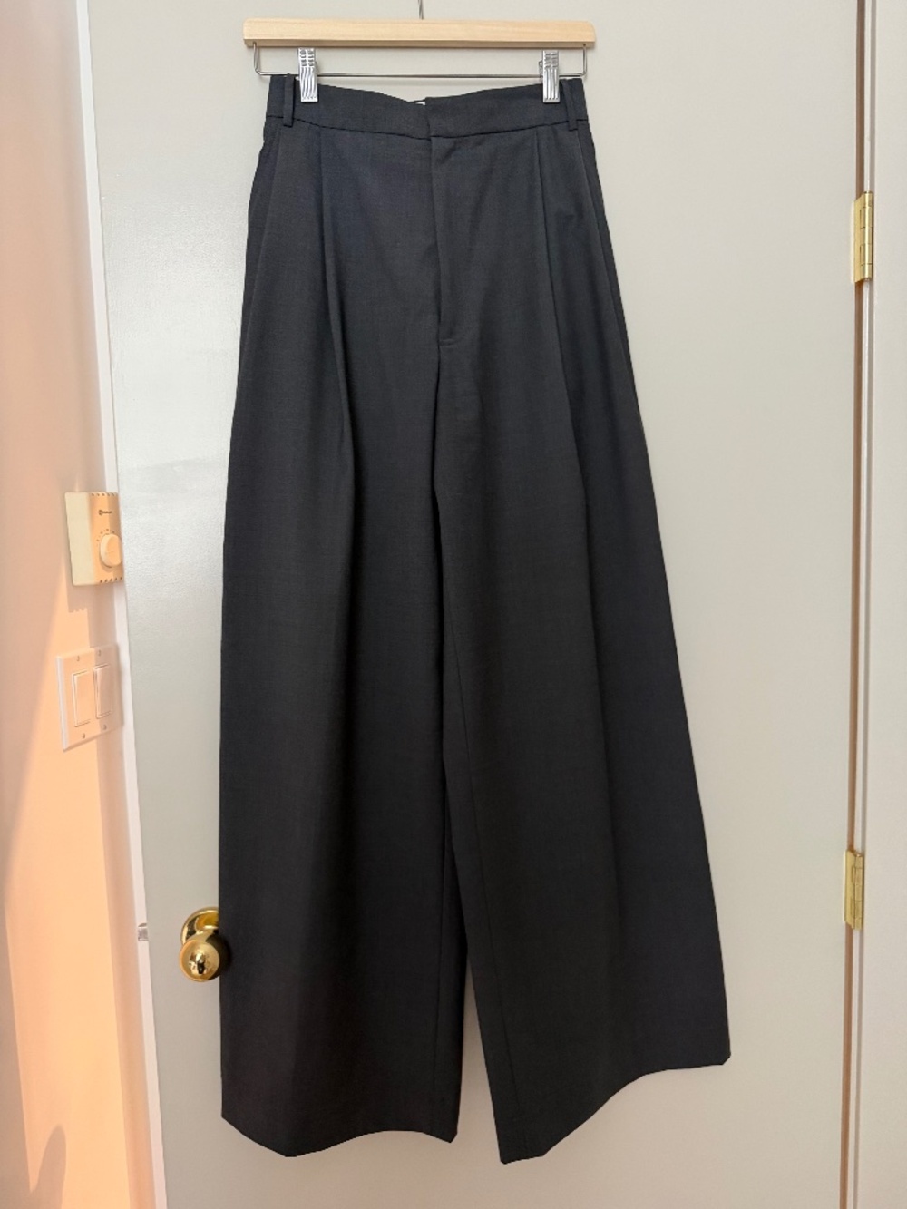 Goop G Label Light Wool Wide Leg Trousers